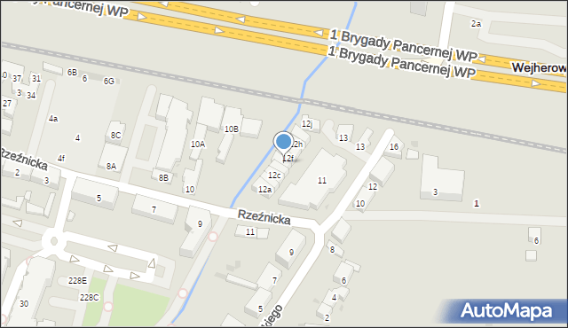 Wejherowo, Rzeźnicka, 12e, mapa Wejherowo