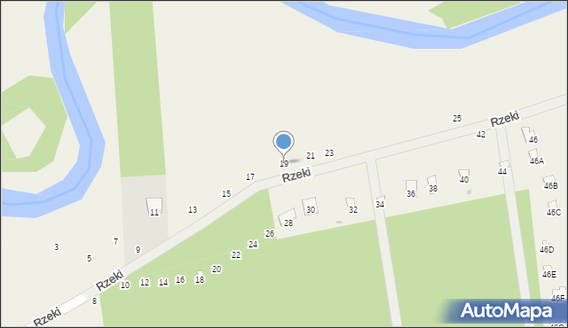 Wola Karczewska, Rzeki, 19, mapa Wola Karczewska