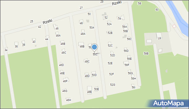 Wola Karczewska, Rzeki, 50C, mapa Wola Karczewska