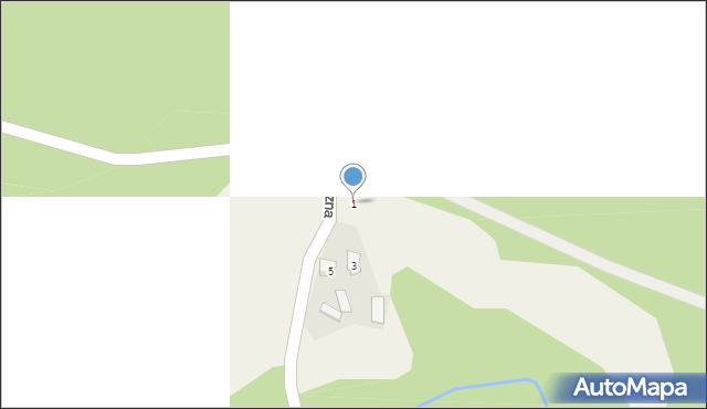 Zdów, Rzeczna, 1, mapa Zdów