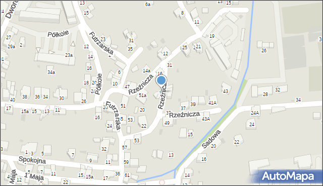 Żywiec, Rzeźnicza, 18, mapa Żywiec