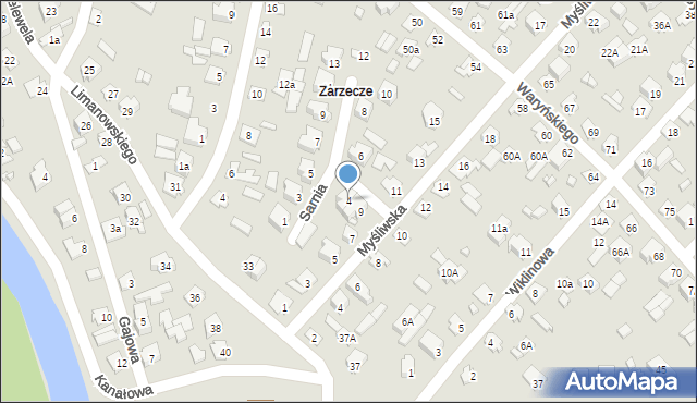 Augustów, Sarnia, 4, mapa Augustów