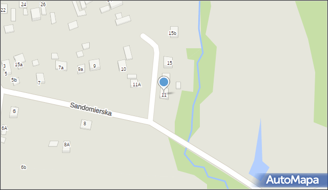 Bogoria, Sandomierska, 11, mapa Bogoria