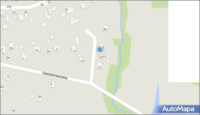 Bogoria, Sandomierska, 13, mapa Bogoria