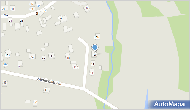 Bogoria, Sandomierska, 15, mapa Bogoria