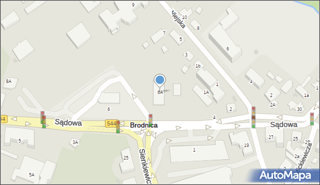 Brodnica, Sądowa, 6A, mapa Brodnica