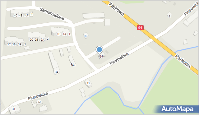 Chojnów, Samorządowa, 14, mapa Chojnów