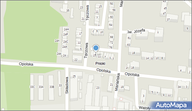 Chorzów, Samarzewskiego Wojciecha, 13, mapa Chorzów