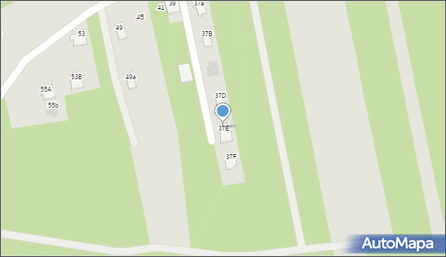 Częstochowa, Sąsiedzka, 37E, mapa Częstochowy