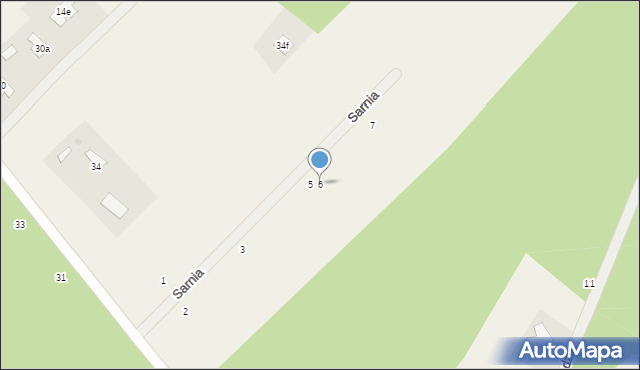 Dzikowo, Sarnia, 6, mapa Dzikowo