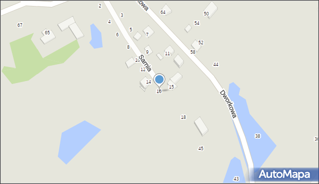 Elbląg, Sarnia, 16, mapa Elbląga