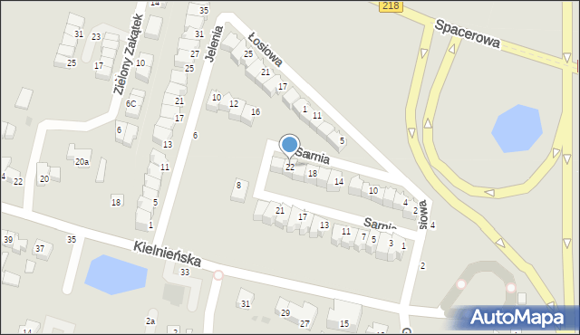 Gdynia, Sarnia, 22, mapa Gdyni