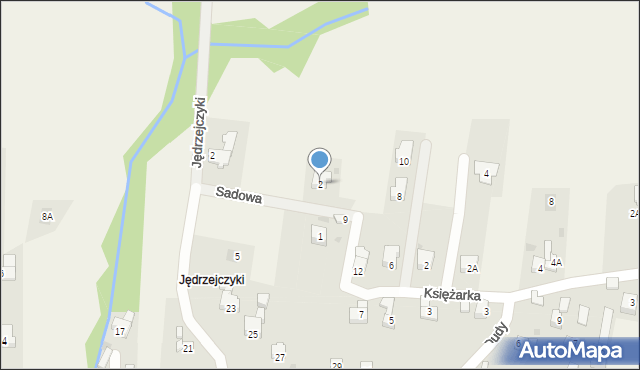 Gilowice, Sadowa, 2, mapa Gilowice