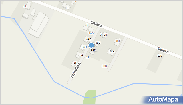 Gortatowo, Sąsiedzka, 11, mapa Gortatowo