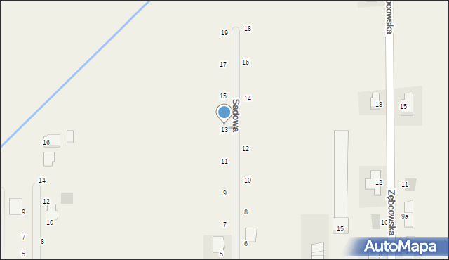 Janków Przygodzki, Sadowa, 13, mapa Janków Przygodzki