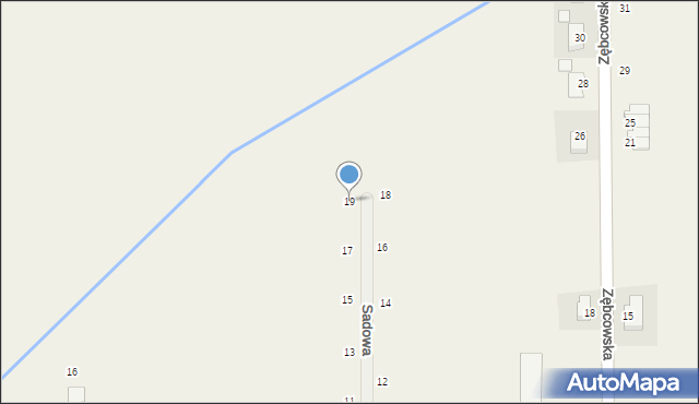 Janków Przygodzki, Sadowa, 19, mapa Janków Przygodzki