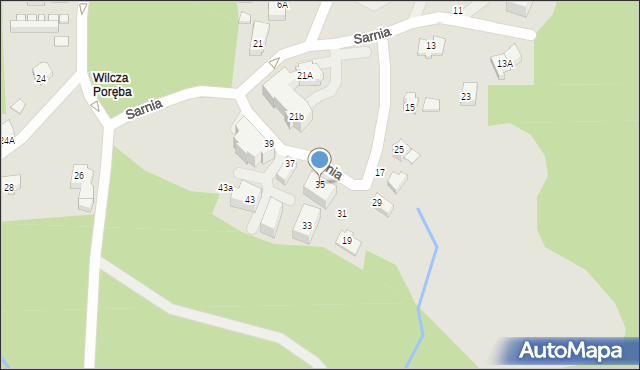 Karpacz, Sarnia, 35, mapa Karpacz