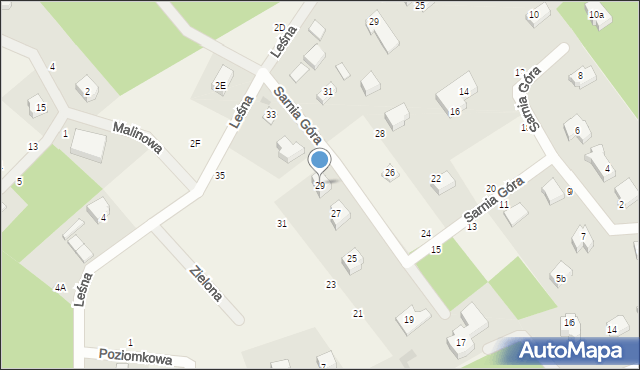 Koleczkowo, Sarnia Góra, 29, mapa Koleczkowo