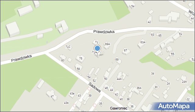 Konstancin-Jeziorna, Sadowa, 56, mapa Konstancin-Jeziorna