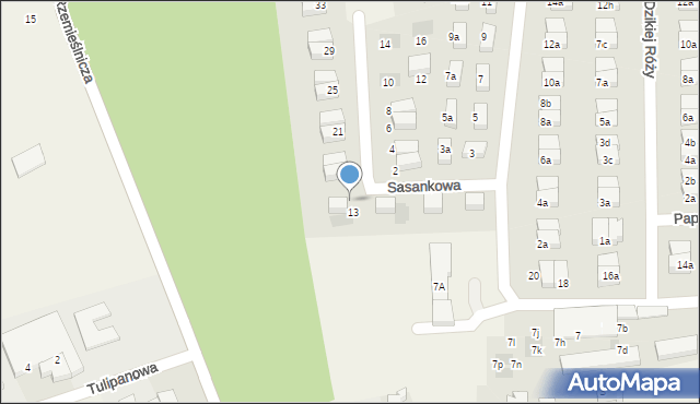 Kosakowo, Sasankowa, 15, mapa Kosakowo