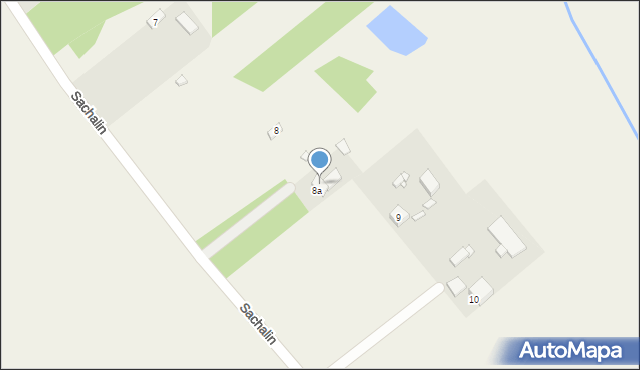 Krokocice, Sachalin, 8A, mapa Krokocice