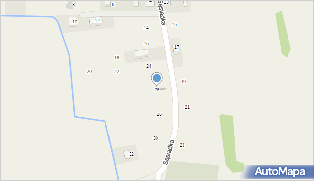 Krzeczów, Sąsiadka Zdzisława, ks., 26, mapa Krzeczów