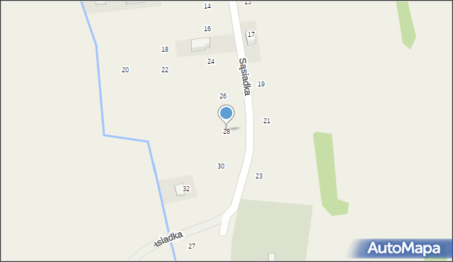 Krzeczów, Sąsiadka Zdzisława, ks., 28, mapa Krzeczów