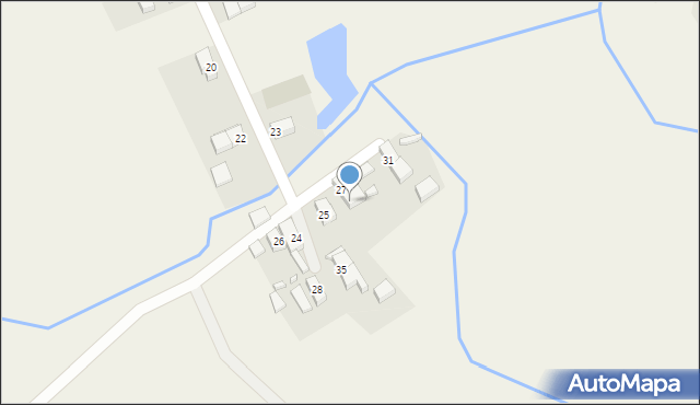 Krzeszów, Sądecka, 29, mapa Krzeszów