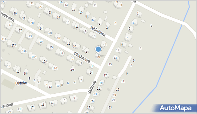 Kutno, Sadowa, 10, mapa Kutno