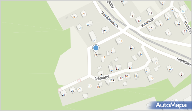 Łapino, Sapiehy Pawła, 5, mapa Łapino