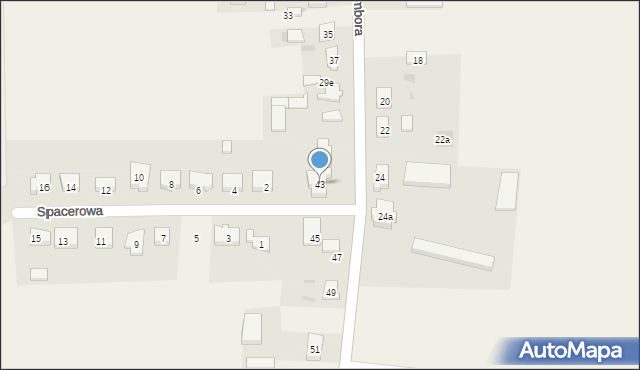 Lubiszewo Tczewskie, Sambora, 43, mapa Lubiszewo Tczewskie