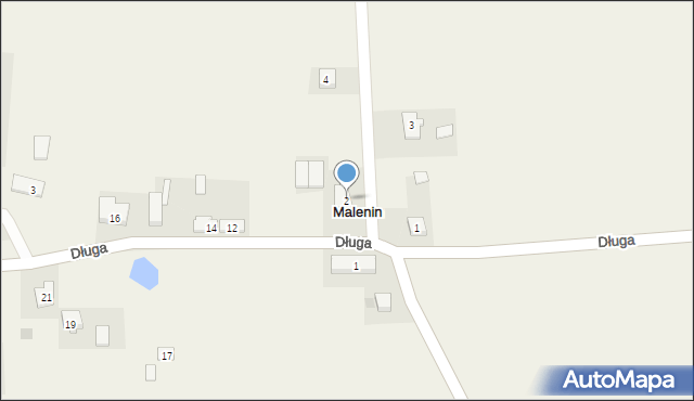 Malenin, Sadowa, 2, mapa Malenin