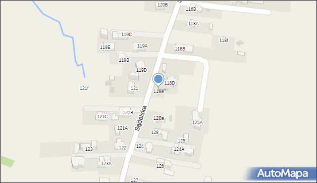 Murzasichle, Sądelska, 118e, mapa Murzasichle