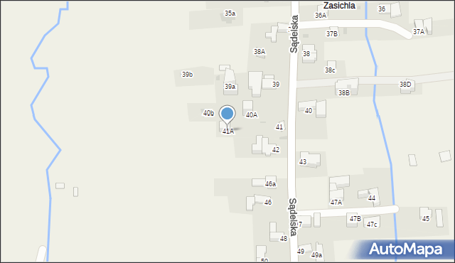 Murzasichle, Sądelska, 41A, mapa Murzasichle