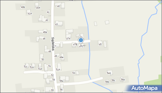 Murzasichle, Sądelska, 47c, mapa Murzasichle