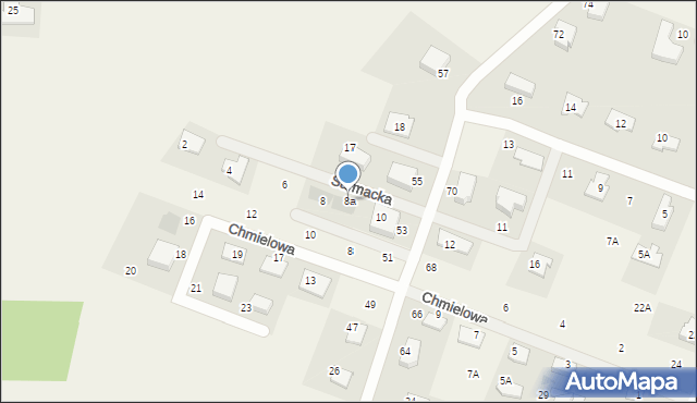 Nowe Gulczewo, Sarmacka, 8a, mapa Nowe Gulczewo