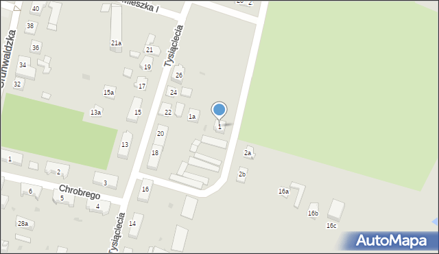 Nowe Miasto Lubawskie, Sadowa, 1, mapa Nowe Miasto Lubawskie