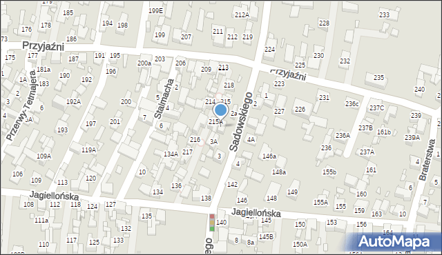 Piekary Śląskie, Sadowskiego Jana, gen., 2b, mapa Piekary Śląskie