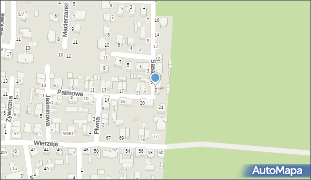 Piotrków Trybunalski, Sasanek, 2, mapa Piotrków Trybunalski