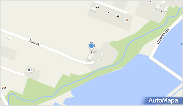 Pisarzowice, Sarnia, 1, mapa Pisarzowice