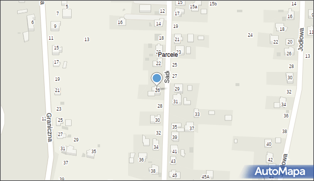 Przecieszyn, Sadowa, 26, mapa Przecieszyn