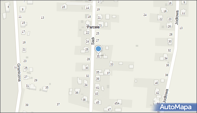 Przecieszyn, Sadowa, 31, mapa Przecieszyn