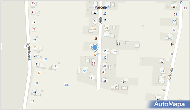 Przecieszyn, Sadowa, 32, mapa Przecieszyn