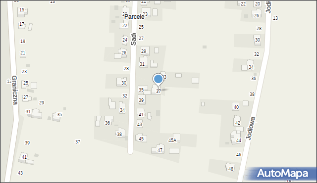 Przecieszyn, Sadowa, 37, mapa Przecieszyn