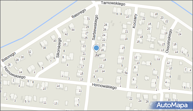 Pułtusk, Sarbiewskiego Macieja Kazimierza, ks., 16a, mapa Pułtusk