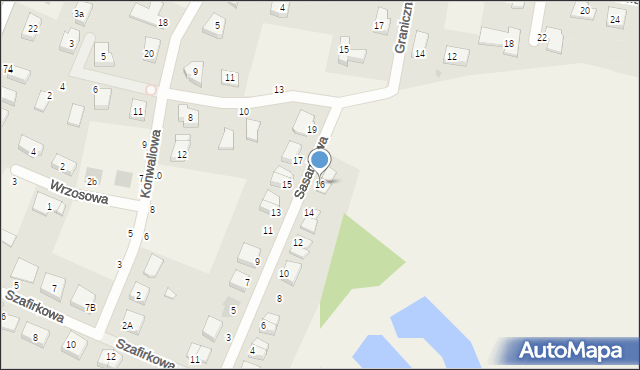 Rokietnica, Sasankowa, 16, mapa Rokietnica