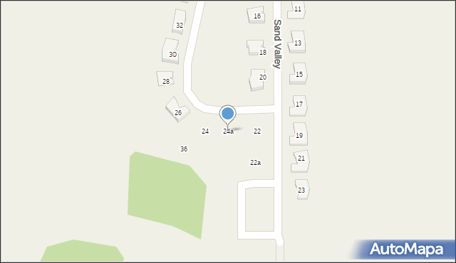 Rzeczna, Sand Valley, 24a, mapa Rzeczna