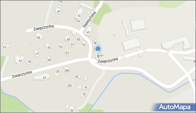 Rzeszów, Saletyńska, 36, mapa Rzeszów