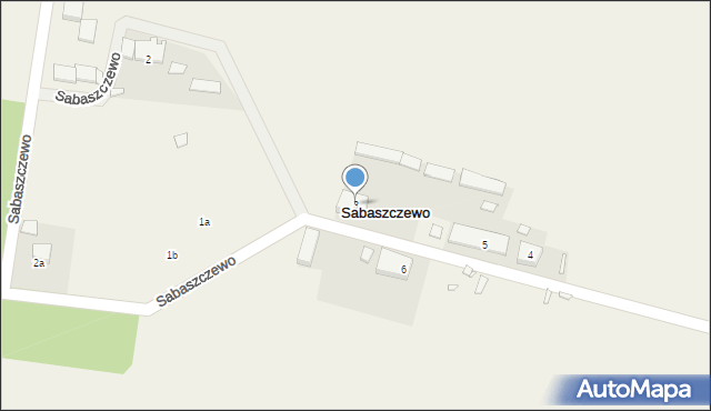 Sabaszczewo, Sabaszczewo, 3, mapa Sabaszczewo