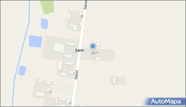 Sacin, Sacin, 26, mapa Sacin